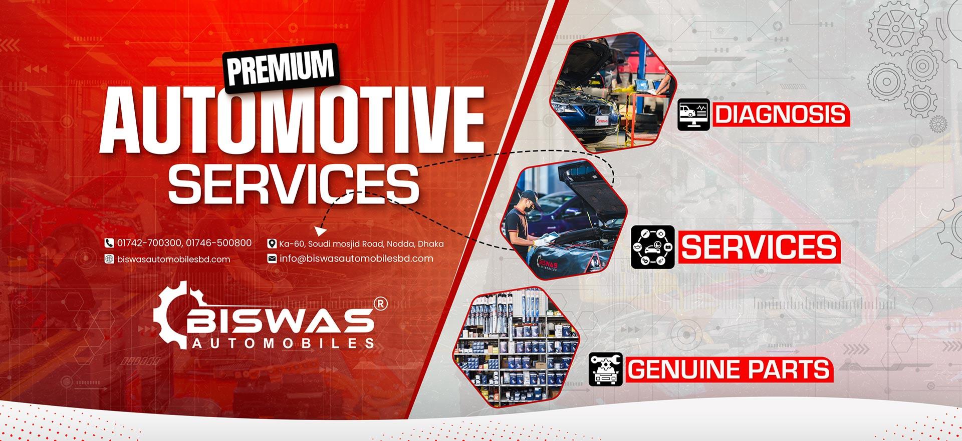 Biswas Automobiles - Best car service center in Dhaka